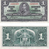 BC-21d 1937 Canada $1 Coyne-Towers, A/N, EF-AU (EF45)