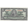 BC-21d 1937 Canada $1 Coyne-Towers, B/N, EF-AU (EF45)
