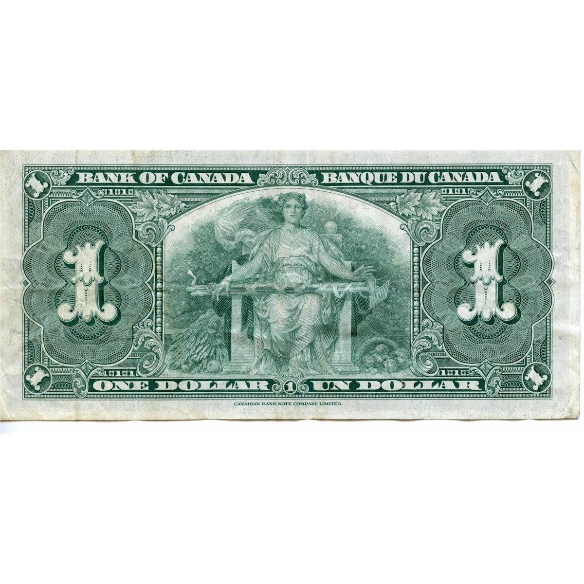 BC-21d 1937 Canada $1 Coyne-Towers, B/N, Very Fine (VF20)