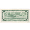 BC-37b-i 1954 Canada $1 Beattie-Rasminsky, P/Z, Almost Uncirculated (AU50)