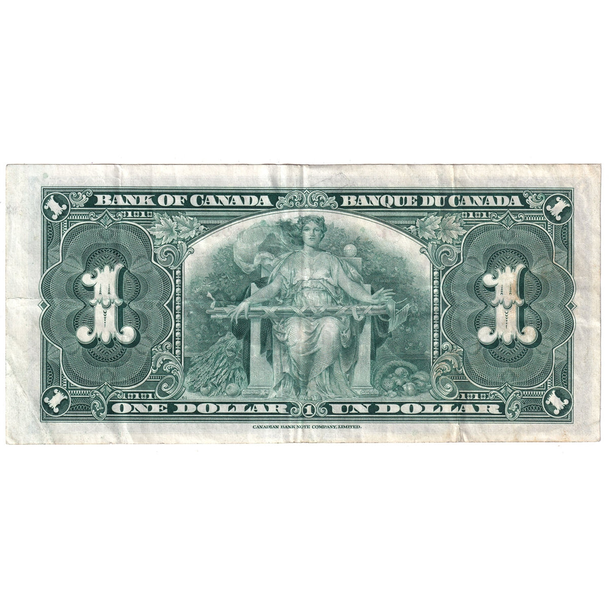 BC-21d 1937 Canada $1 Coyne-Towers, E/N, VF-EF (VF30)