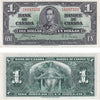 BC-21d 1937 Canada $1 Coyne-Towers, K/N, AU-UNC