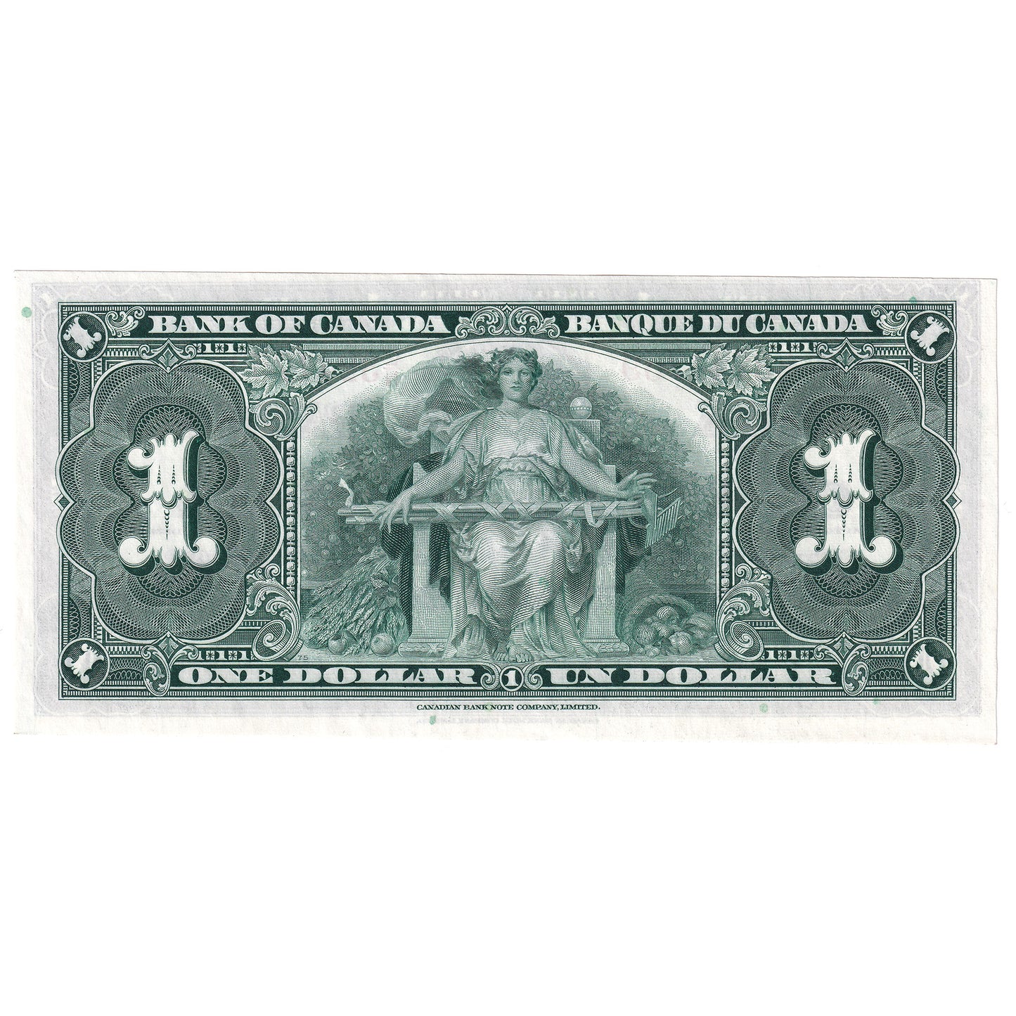 BC-21d 1937 Canada $1 Coyne-Towers, L/N, UNC