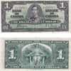 BC-21d 1937 Canada $1 Coyne-Towers, M/N, VF-EF