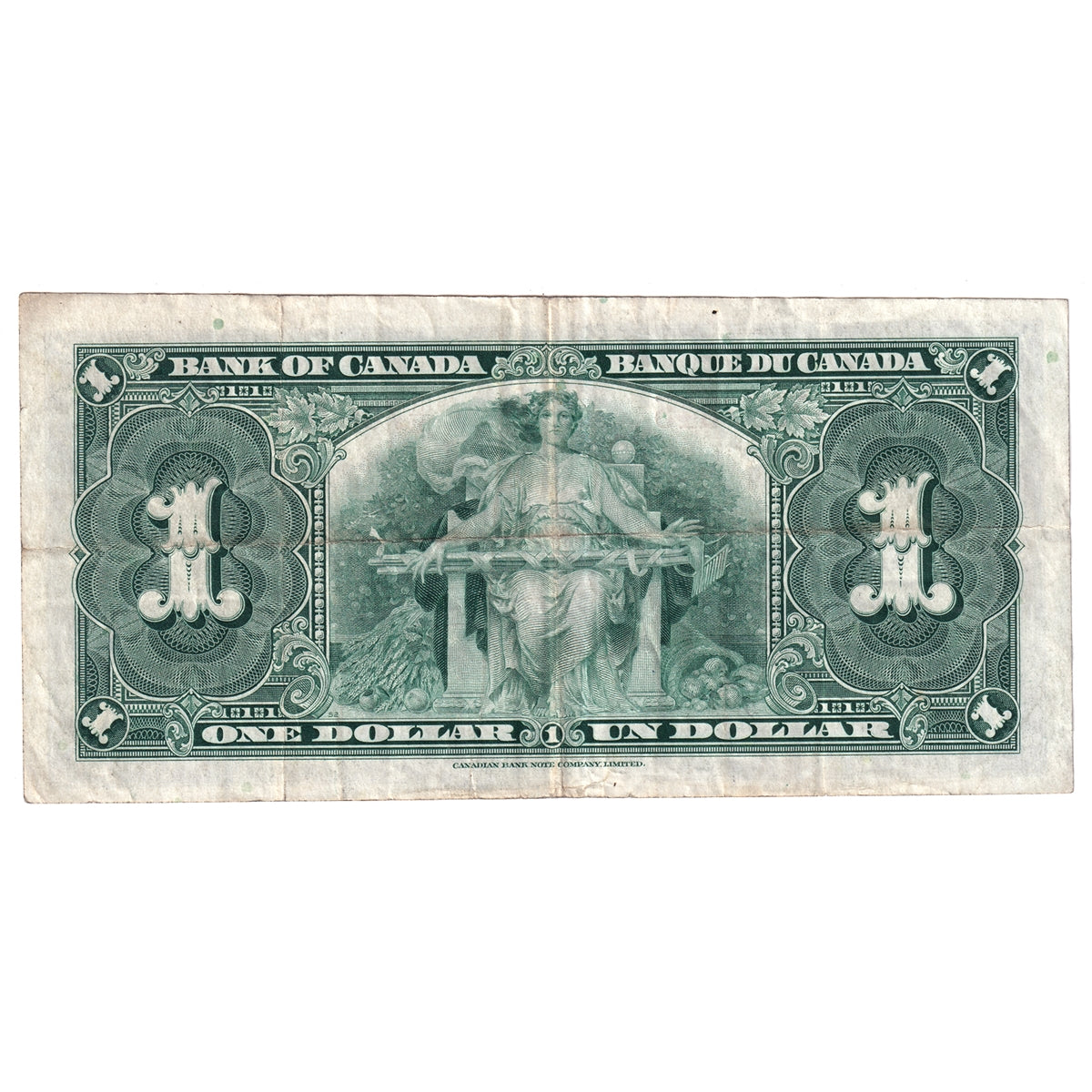 BC-21d 1937 Canada $1 Coyne-Towers, R/M, VF
