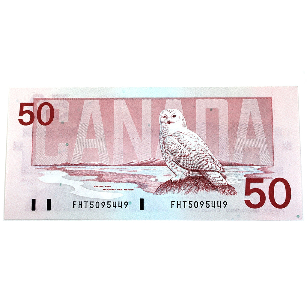 BC-59c 1988 Canada $50 Knight-Thiessen, FHT, Circ