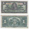 BC-21d 1937 Canada $1 Coyne-Towers, S/N, Fine (F12)