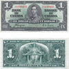 BC-21d 1937 Canada $1 Coyne-Towers, S/N, Very Fine (VF20)