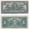 BC-21d 1937 Canada $1 Coyne-Towers, T/M, VF