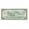 BC-37b-i 1954 Canada $1 Beattie-Rasminsky, O/M, EF-AU (EF45)