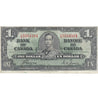 BC-21d 1937 Canada $1 Coyne-Towers, X/M, F