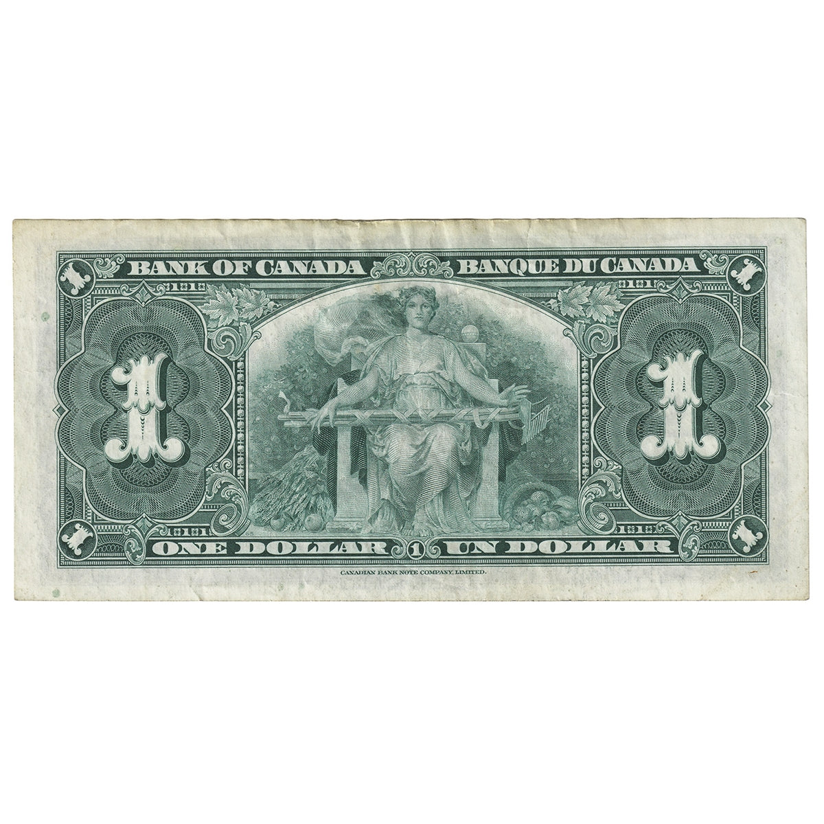 BC-21d 1937 Canada $1 Coyne-Towers, Z/M, AU