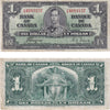 BC-21d 1937 Canada $1 Coyne-Towers, Z/M, VF