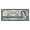 BC-29a 1954 Canada $1 Coyne-Towers, Devil's Face, C/A, EF-AU (EF45)