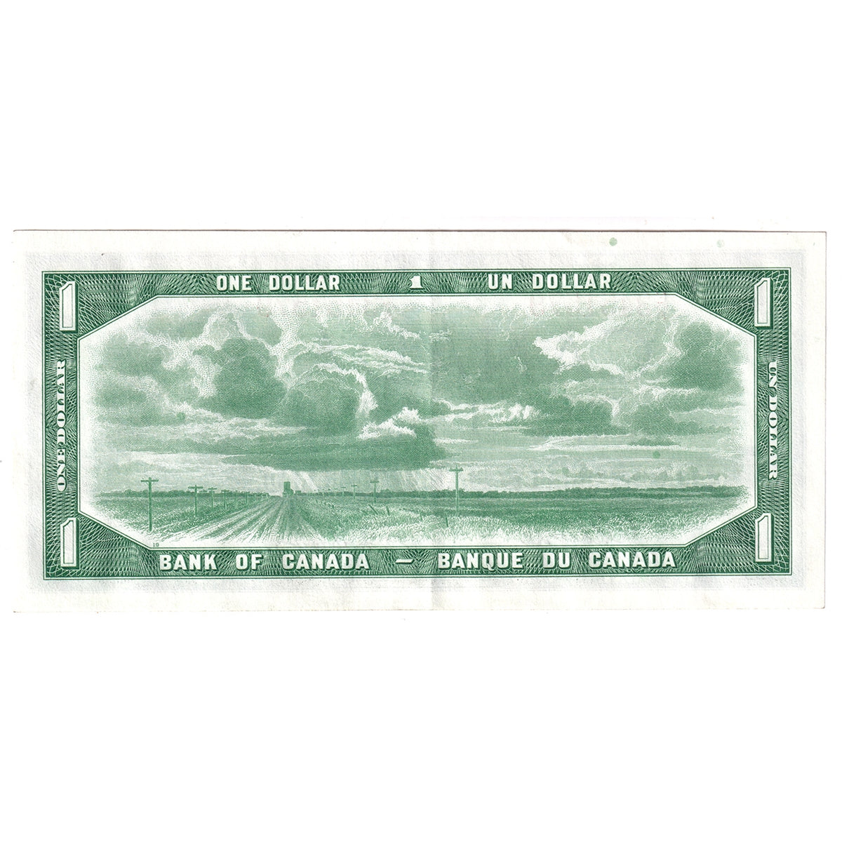 BC-29a 1954 Canada $1 Coyne-Towers, Devil's Face, E/A, EF-AU (EF45)