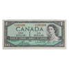 BC-37c 1954 Canada $1 Bouey-Rasminsky, I/F, Extra Fine (EF40)