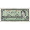 BC-29b 1954 Canada $1 Beattie-Coyne, Devil's Face, K/A, Fine (F12)