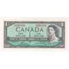 BC-37c 1954 Canada $1 Bouey-Rasminsky, O/F, Extra Fine (EF40)