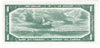 BC-29b 1954 Canada $1 Beattie-Coyne, Devil's Face, R/A, Almost Uncirculated (AU50)