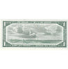 BC-37a 1954 Canada $1 Beattie-Coyne, A/N, AU-UNC