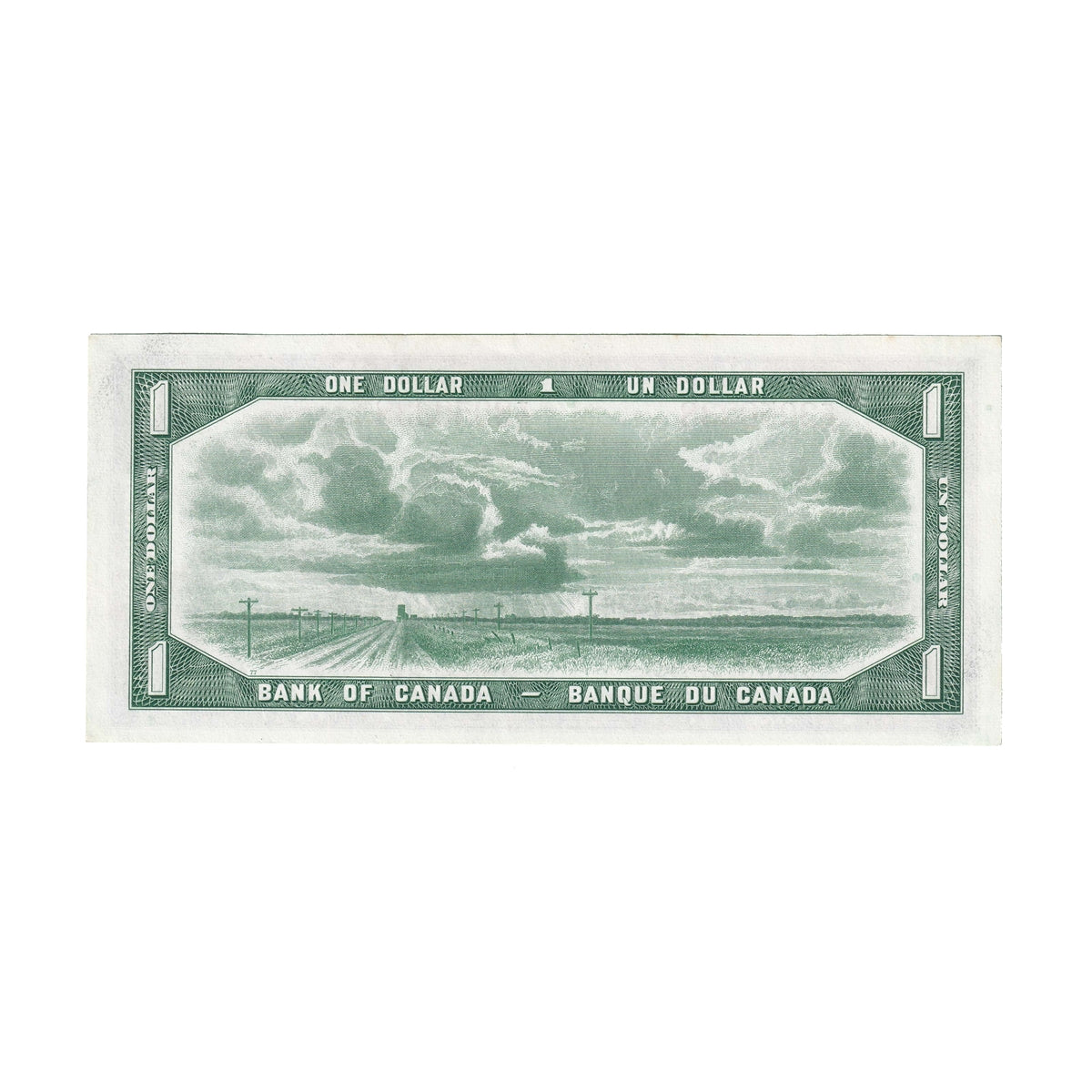 BC-37a 1954 Canada $1 Beattie-Coyne, E/N, Uncirculated (MS60)