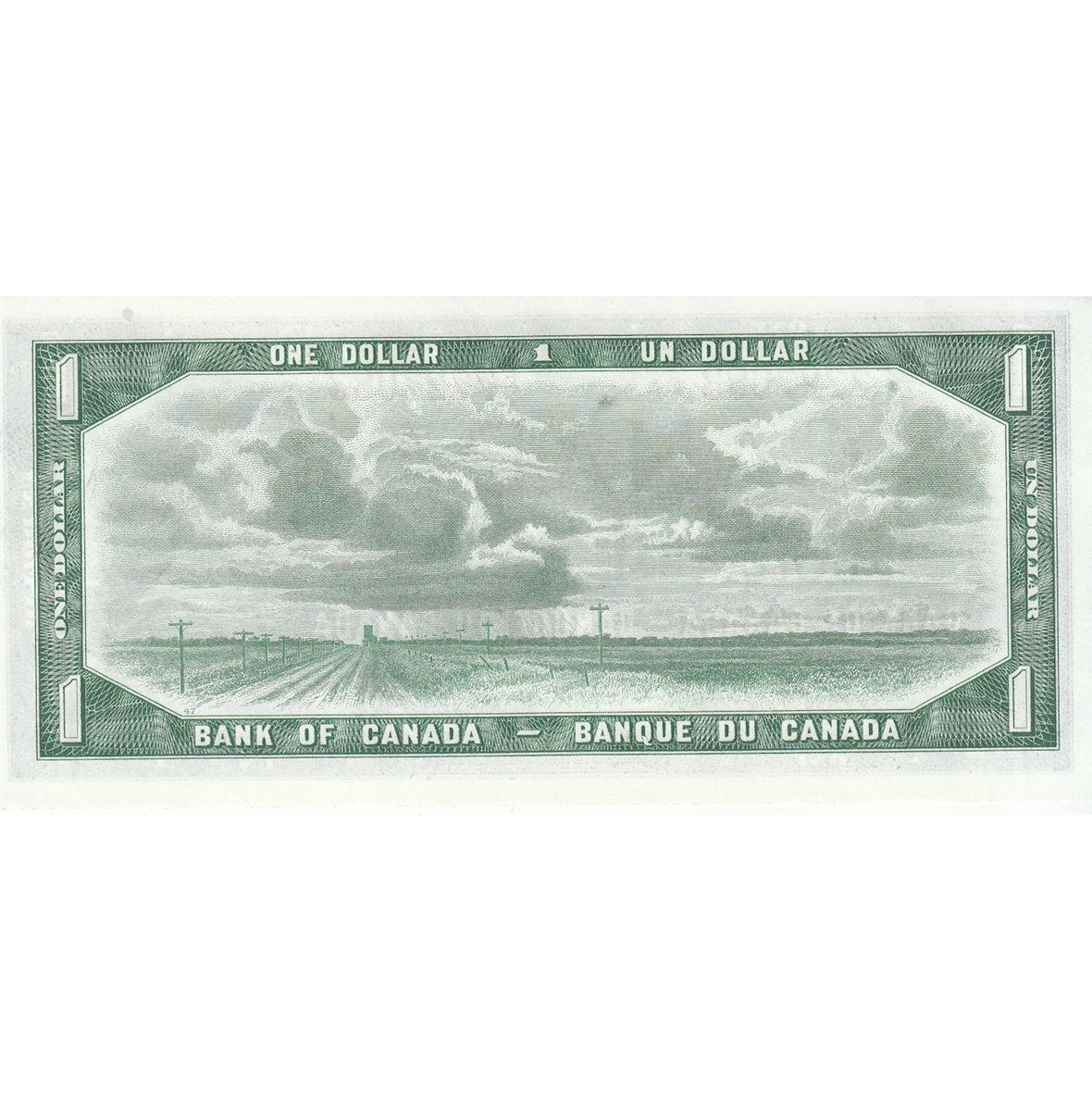 BC-37a 1954 Canada $1 Beattie-Coyne, F/L, Uncirculated (MS60)