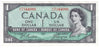 BC-37a 1954 Canada $1 Beattie-Coyne, H/L, Uncirculated (MS60)