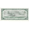 BC-37a 1954 Canada $1 Beattie-Coyne, O/L, EF-AU (EF45)