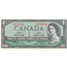 BC-37a 1954 Canada $1 Beattie-Coyne, S/L, Choice Uncirculated (CUNC63)