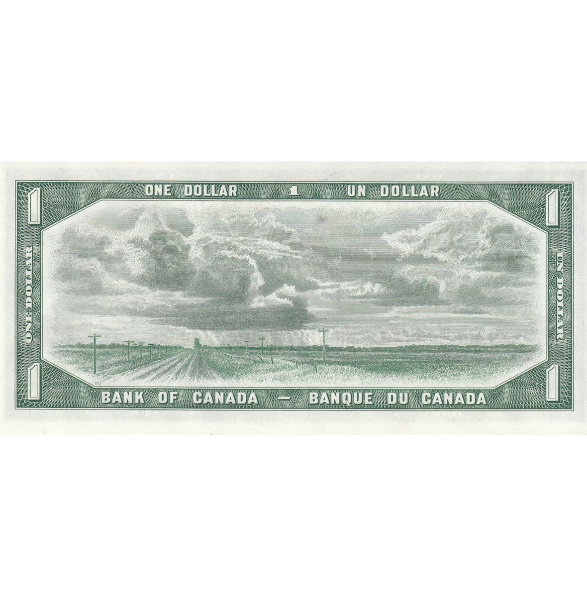 BC-37a 1954 Canada $1 Beattie-Coyne, S/L, Choice Uncirculated (CUNC63)