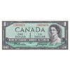 BC-37a 1954 Canada $1 Beattie-Coyne, V/L, EF-AU