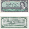 BC-37aA 1954 Canada $1 Beattie-Coyne, *A/A, Extra Fine (EF40)