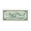 BC-37b 1954 Canada $1 Beattie-Rasminsky, B/Y, AU-UNC (AU55)