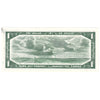 BC-37b 1954 Canada $1 Beattie-Rasminsky, E/Y, Almost Uncirculated (AU50)