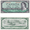BC-37b 1954 Canada $1 Beattie-Rasminsky, F/N, Uncirculated (MS60)