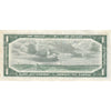 BC-37b 1954 Canada $1 Beattie-Rasminsky, F/N, VF-EF (VF30)