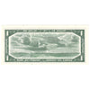 BC-37b 1954 Canada $1 Beattie-Rasminsky, G/Y, AU-UNC (AU55)