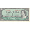 BC-37b 1954 Canada $1 Beattie-Rasminsky, J/O, Uncirculated (MS60)