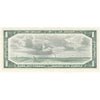 BC-37b 1954 Canada $1 Beattie-Rasminsky, J/Y, Almost Uncirculated (AU50)