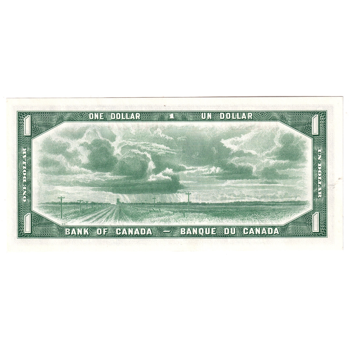 BC-37b 1954 Canada $1 Beattie-Rasminsky, K/N, Choice Uncirculated (CUNC63)