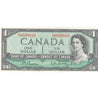 BC-37b 1954 Canada $1 Beattie-Rasminsky, K/Y, Uncirculated (MS60)