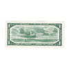 BC-37b 1954 Canada $1 Beattie-Rasminsky, L/Y, AU-UNC (AU55)
