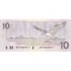 BC-57a 1989 Canada $10 Thiessen-Crow, BDF, CUNC