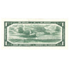 BC-37b 1954 Canada $1 Beattie-Rasminsky, O/Y, AU-UNC (AU55)