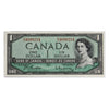 BC-37b 1954 Canada $1 Beattie-Rasminsky, R/N, Choice Uncirculated (CUNC63)