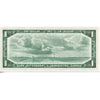 BC-37b 1954 Canada $1 Beattie-Rasminsky, T/O, Almost Uncirculated (AU50)