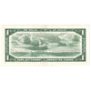 BC-37b 1954 Canada $1 Beattie-Rasminsky, U/O, Extra Fine (EF40)