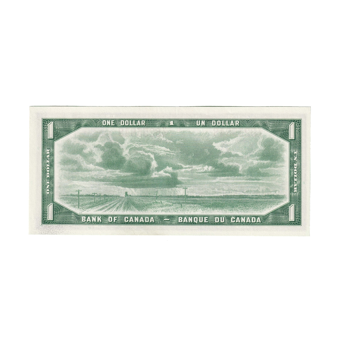 BC-37b 1954 Canada $1 Beattie-Rasminsky, V/N, Uncirculated (MS60)