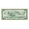 BC-37b 1954 Canada $1 Beattie-Rasminsky, V/O, Extra Fine (EF40)