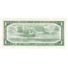 BC-37b 1954 Canada $1 Beattie-Rasminsky, W/N w/o FPN, VF-EF (VF30)